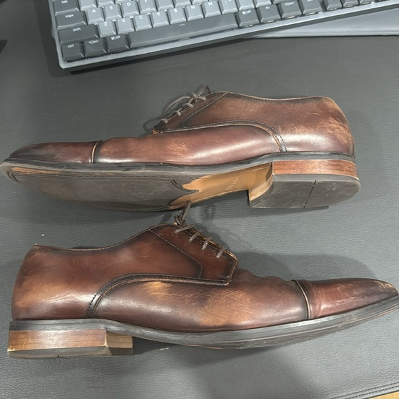 Steve Madden Plot dress shoes Mens 11 Dark Brown - Picture 4 of 6